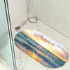 Bathroom Mat Bath Room Mat Non-Slip Door Mat Bath Toilet Suction Cup Floor Mat Foot Mat Can