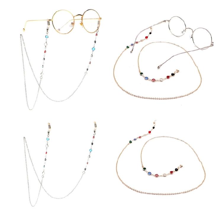 Colorful Glasses Chain Eyeglass Glasses Chain Reading Glasses Strap Decoration for Fashion Women