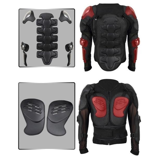 Buy New Motorcycle MX Full Body Armor Jacket Spine Chest Shoulder