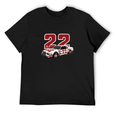 Bobby Allison 1983 Retro Stock Car T-Shirt Custom T Shirt Cotton Graphic Tees Oversized Men's Clothing