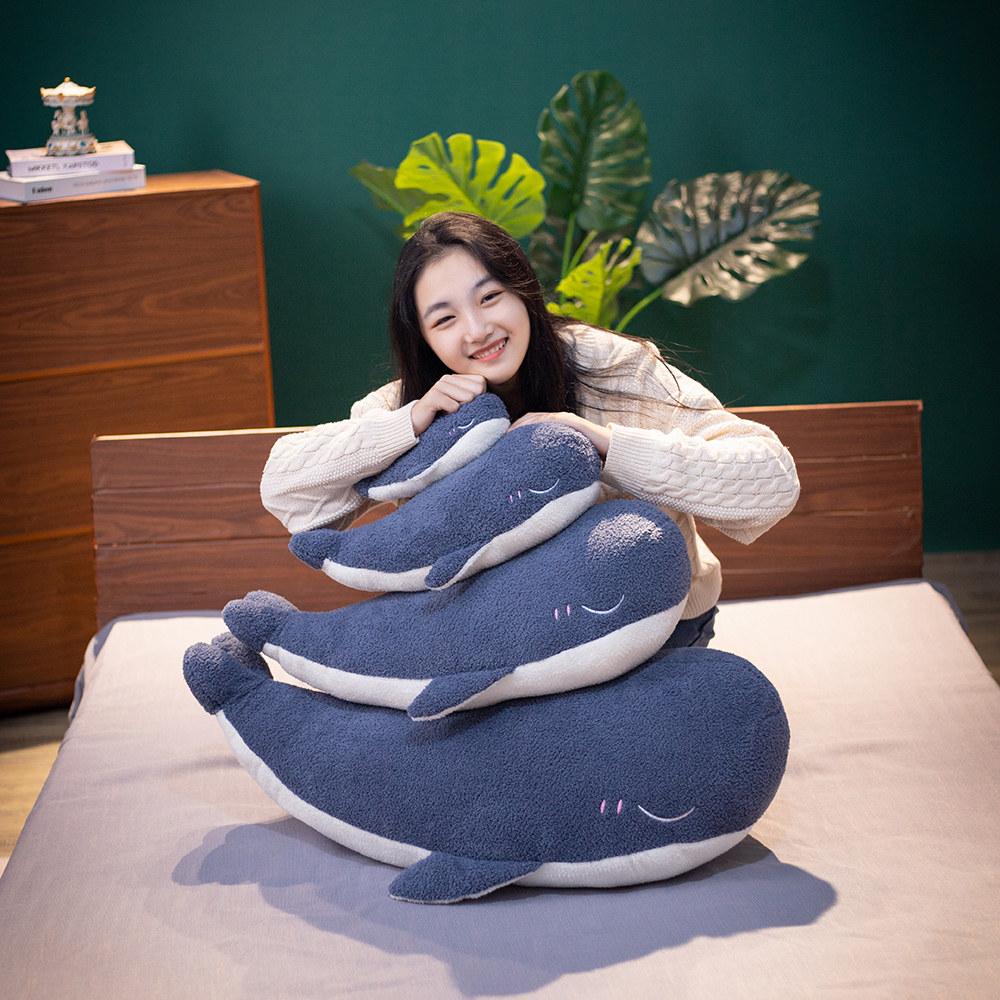 Super Soft Plush High-Quality Durable Toy Sea Animal Big Blue Whale Soft Toy Stuffed Animal Birthday Gift Idea