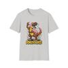 Unisex Softstyle T-Shirt Funny T-Rex Donut Cartoon Graphic Icing Dinosaur