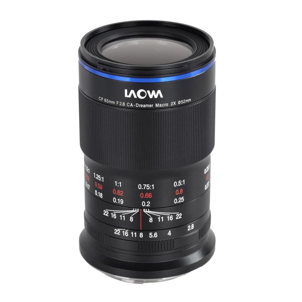 LAOWA 65mm 2x Ultra Makro Objektiv für Canon Anschluss f/2.8 EF-M (Schwarz, LAO0055)