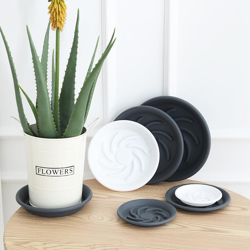 Round Permeable Water Collection Tray - Anti-Suffocation Root Rot Mat for Flower Pots
