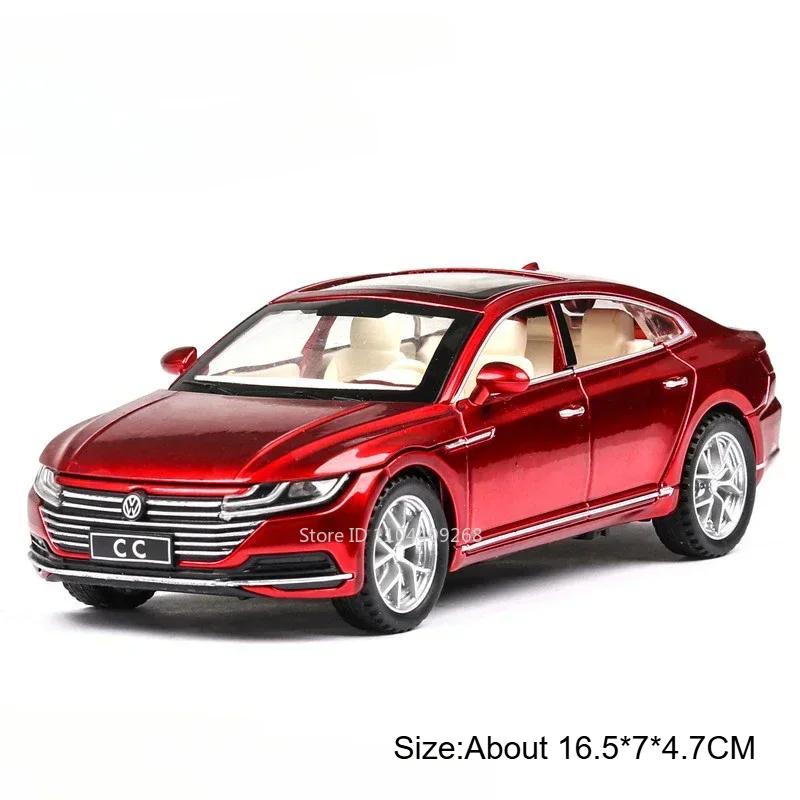 

1:32 Scale Santana CC Car Model Toy Diecast Metal Music Light Pull Back Simulation Vehicle Models Collection Gifts for Boys