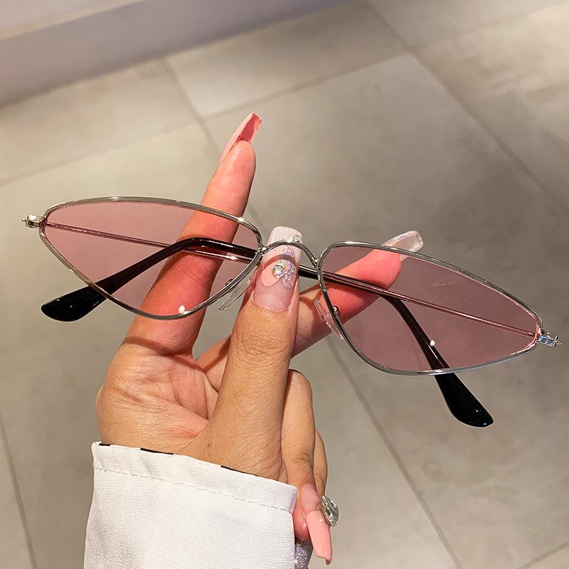 JYL TS Sunglasses UV Protection Small Sea Triangle Metal Street/1824