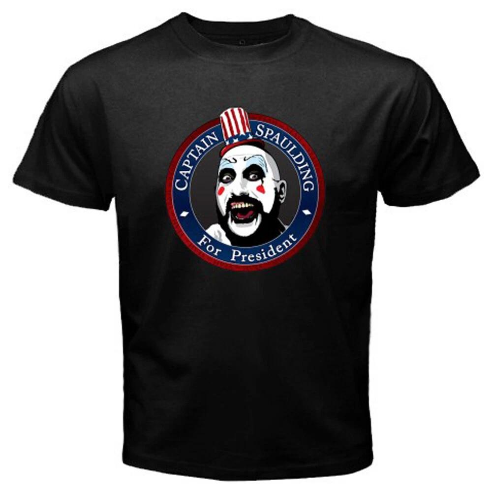 

Captain Spaulding for President Movie TV Show Men s T-Shirt Women s Tee Top Unisex Black Size S-5XL 2XL