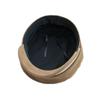 Autumn and Winter New Haijun Hat Simple Casual Versatile Flat Top Hat Belt Buckle Fashionable Wide Brim Show Face Small Painter Hat