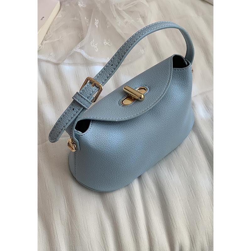 

Весенняя нишевая модная женская сумка, новая простая сумка-ведро, универсальная на плечо, сумка-мессенджер