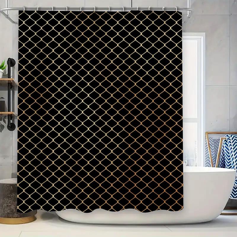

Skull Bones Black Pink Flower Pattern Shower Curtain Waterproof Fabric Decoration Home Bathroom Accessories Diy Artistic Wall De W60H190(CM)-1 Pcs