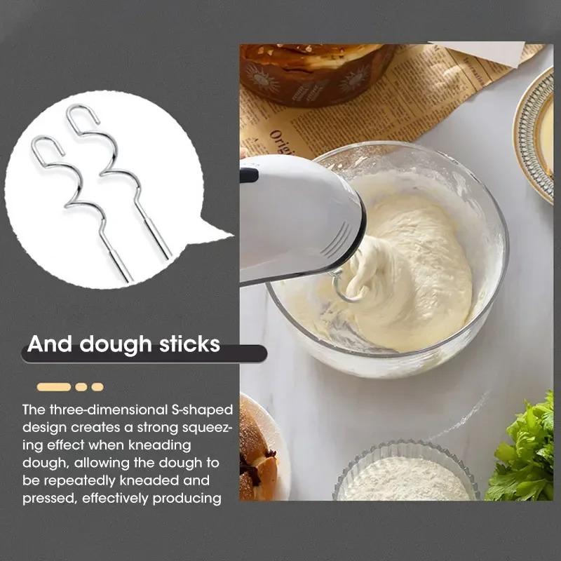 7 Speed Electric Hand Mixer for Cream Egg Cake Dough Mixing Automatic Blender Versatile Kitchen Appliance Tool