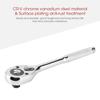 Quick Release Ratchet Wrench 45 Teeth Adjustable Chromed Sleeve Socket Spanner Square Head Professional Hand Tools1/2in