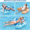 Inflatable Pool Floats Adult, Pool Chairs with Cup Holders,Blow Up Floating Pool Floats Chair,Pool Floaties for Adults Swimming Pool Party Summer Wate