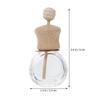 Minkissy Aroma 15ml Glass Bottle for Car Hanging Aroma Car Bottle
