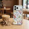 Applicable To Iphone17promax Mobile Phone Case, Colorful Laser Flower Apple 18 Anti-drop 17Pro Transparent Case