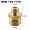 22mm To 1/4 Joint Adapter Brass Hose Adapter High Pressure Cleaning Adapter