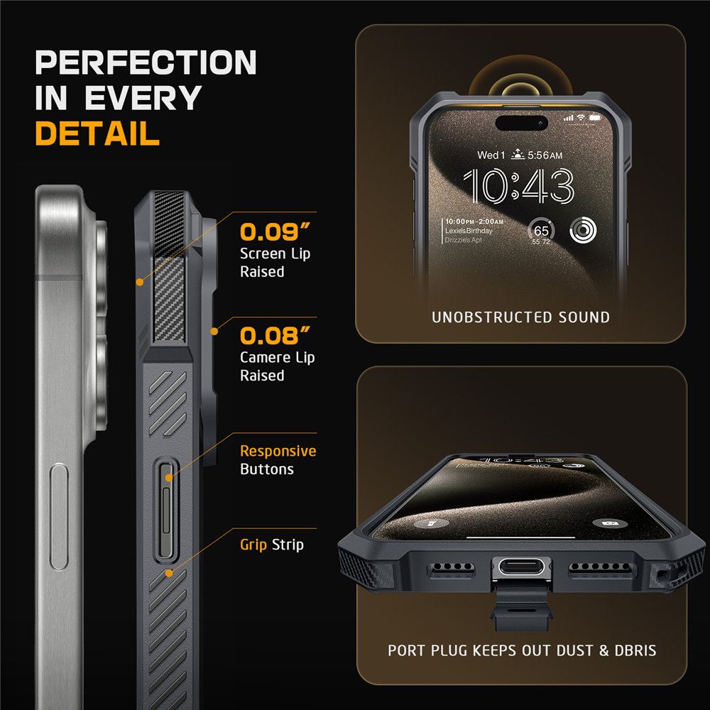 Supcase Ub Grip Mag Magsafe Iphone 16 Pro Šedý