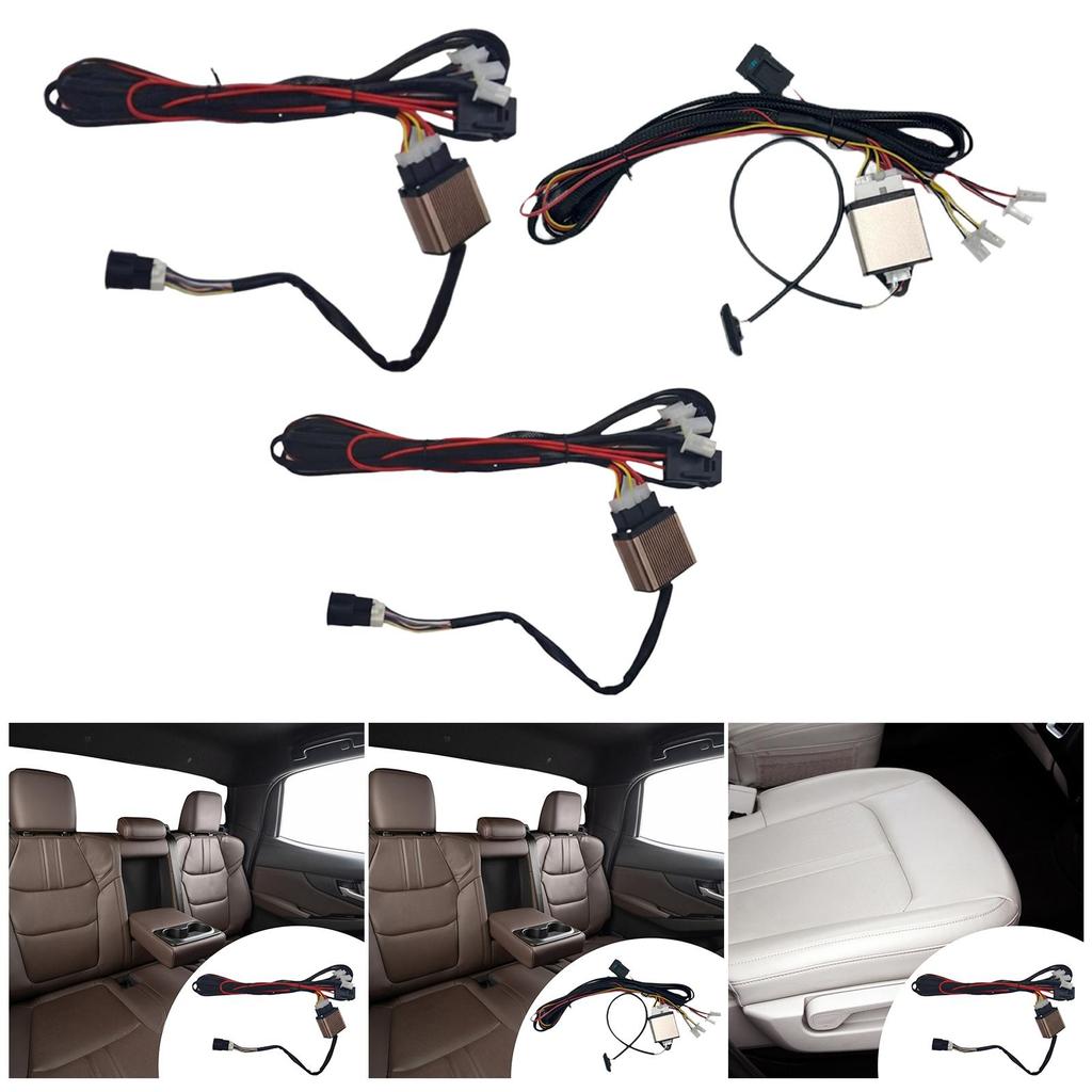 Car Seat Heater Switch Double Control Three Level Temperature Heated Cushion Assembly Universal Fit for