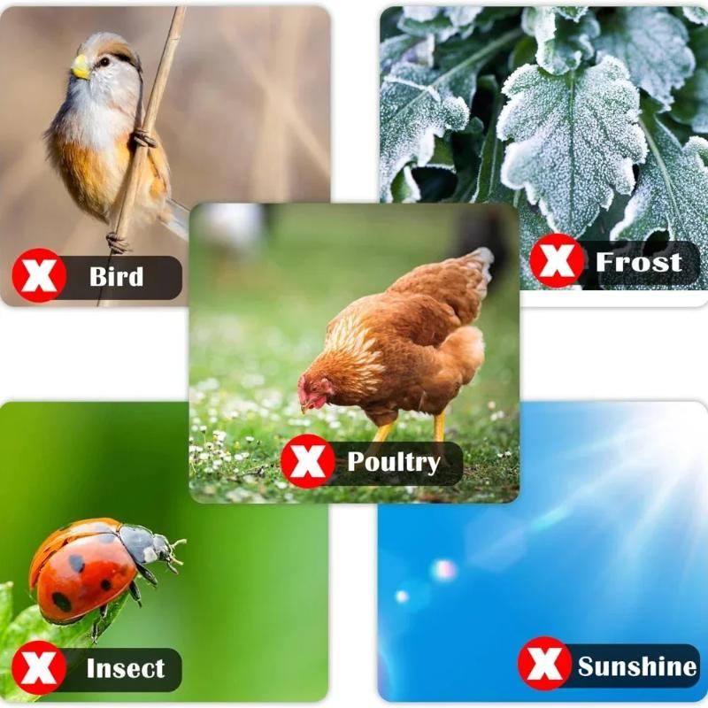 Housse Filet Anti-Insect pour Arbres Fruitiers Conçue Pour Protéger les Plantes des Ravageurs Oiseaux dans le Jardin Convient Pour Fruits Légumes Protection des Cultures