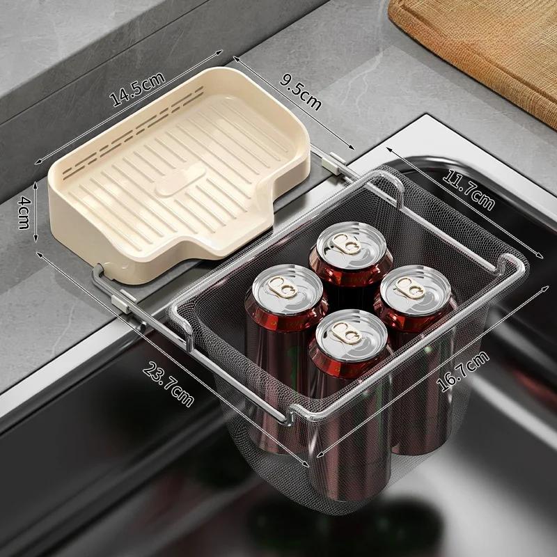 

Стеллаж для фильтра для раковины, кухонный складной сетчатый мешок для раковины, подставка, сетка для мусора, полка, антизасоряющийся одноразовый сетчатый мешок для мусора