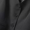 Women's Sleeveless Suit Vest Slim Fit Single Breasted Business Vest V Neck Dressy Waistcoat Open Front Work Blazer with Pockets