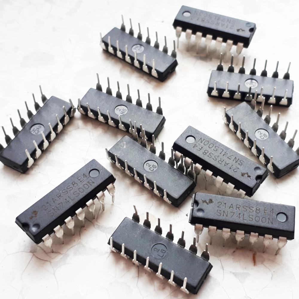 10PCS SN74LS00N 74LS02 74LS04 74LS08 74LS10 74LS20 74LS32 74LS47 74LS74 74LS90 DIP-14 SN74LS151N DIP-16 Serie QUAD 2-INPUT GATE NAND 4CH 2-INP DIP IC