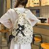 Schoolbag Japanese ins college style sweet bow backpack female junior high school student schoolbag Korean version large capacity backpack