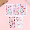 3D Gem Acrylic Crystal Stickers Diy Phone Album Decoration Self Adhesive Jewel Crafts Sparkly Rhinestone Stickers Girls Gifts