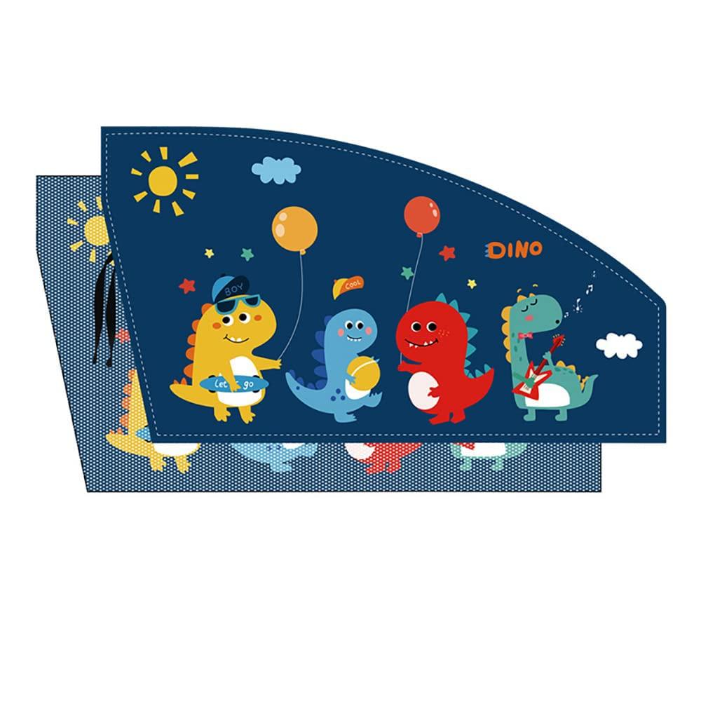 Universal Car Visor UV-block Sunscreen Cute Pattern Design for Baby Kid Car Sun Shade With Cute Pattern