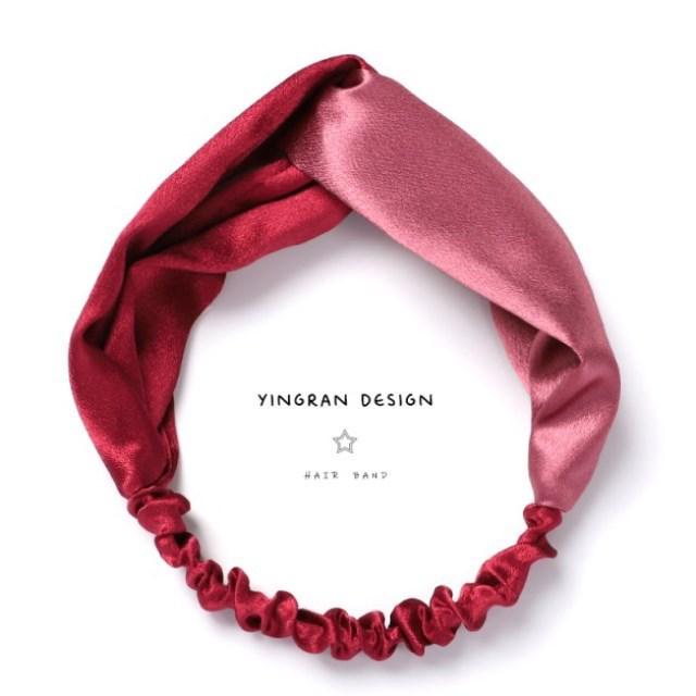Korean Spring-Summer Elastic Chiffon Silk Headband for Women – Hair Accessories, Sports & Face Washing