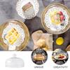 1Pcs Clear Glass Cake Cover Easy to Hold and Clean Round Smooth Handle for Fruit Plate Glass Cover Micro Landscape Protector