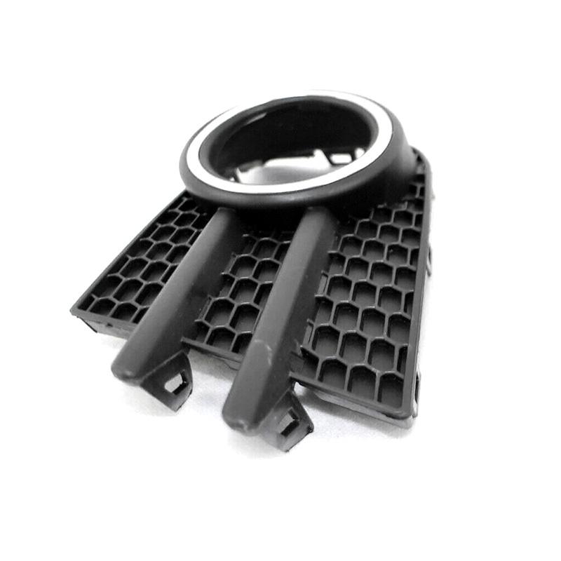 Fog Light Bezel Cover For Volkswagen Tiguan 2012-2018 Front Bumper Lamp Frame With Black/Chrome Ring Car Light Accessories
