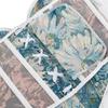 Women Blue Printed Seamless Bustier Push Up Shapewear Strapless Top