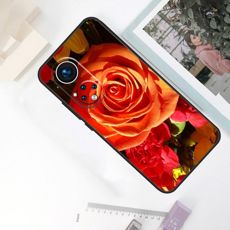 

Ярко-красные цветы розы Для Honor Magic 7 Lite 6 8 Pro Чехол Для Honor X9d X9a X9b X9c X8c X8b 200 400 50 70 90 Win RT Honor 200