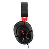 TURTLE BEACH Recon 50 PC Gaming Wired Headphones with Splitter Compatible with Handheld Game and Detachable Mic Headset, Red, Ultra-Lightweight