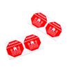 4Pcs Car Motor Bike Home Alarm Security Sticker Warning Signs Decals Window Door Stickers For Saftey System Supplies 7.3*7.m