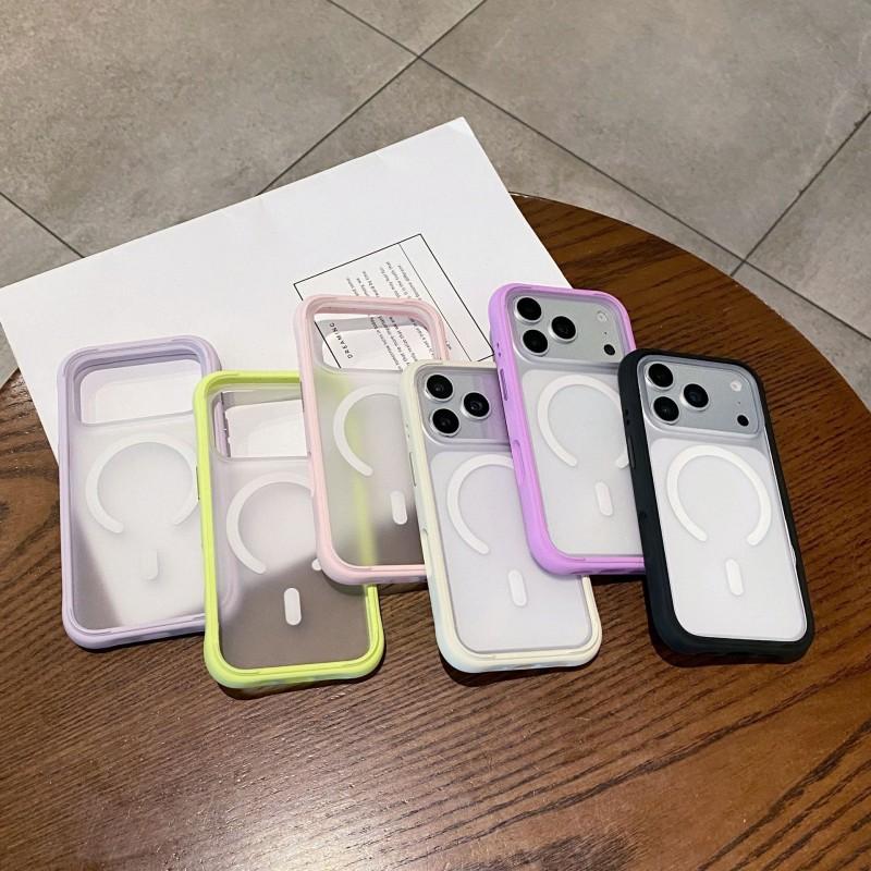 Liquid Silicone Magnetic Snap Case IPhone 18 Pro Max 17 With Interchangeable Back Panel Shockproof Slim Fit