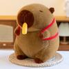 Plush Toys Capybara Cartoon Animals Doll Xmas Gifts Ornament Christmas Garnish