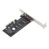 PCIe To NGFF Riser Card 32Gbps PCIE NVME SSD Adapter for B Key M Key BM Key 2230 2242 2260 2280 22110 Solid State Disk