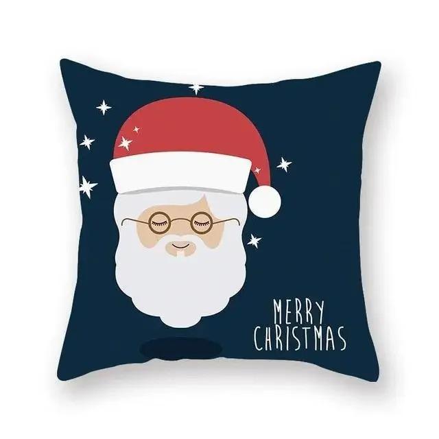 Christmas Themed Pillowcases Car Accessories Office Santa Claus Guest Sofa Home Pillowcases