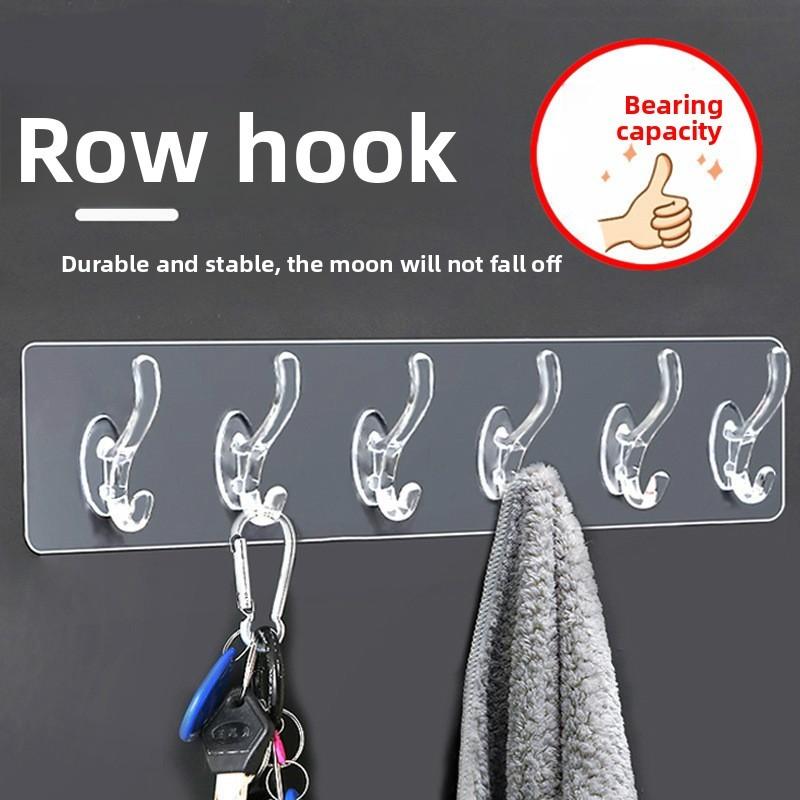 Plastic Hooks Sticky With Large Capacity For Organizing Household Toiletries