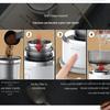 Compact Automatic Coffee Brewer & Grinder