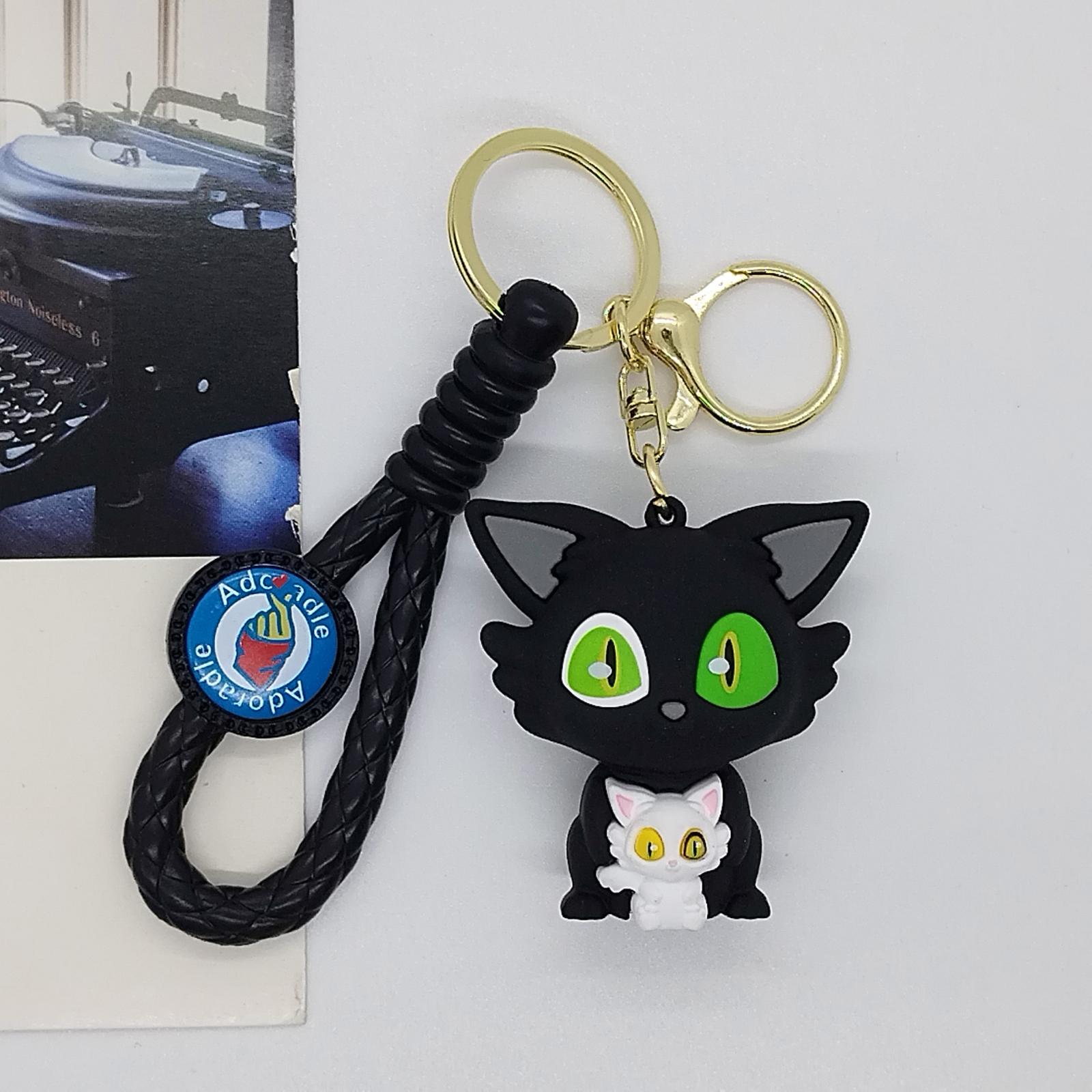 

Cartoon Epoxy Keychain Toy Backpack Charm One Size
