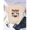 Sushi Squad Family Printed Women Short Sleeve Harajuku Casual Tee Clothing Breathable Trend Female T-Shirts