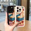 Phone Case: 2D Flat, Fits iPhone 18, 17, 16, 15, 14, 13, 12 Pro Protective Case, Lying White Duck, Perfect Christmas and Halloween Holiday Gift