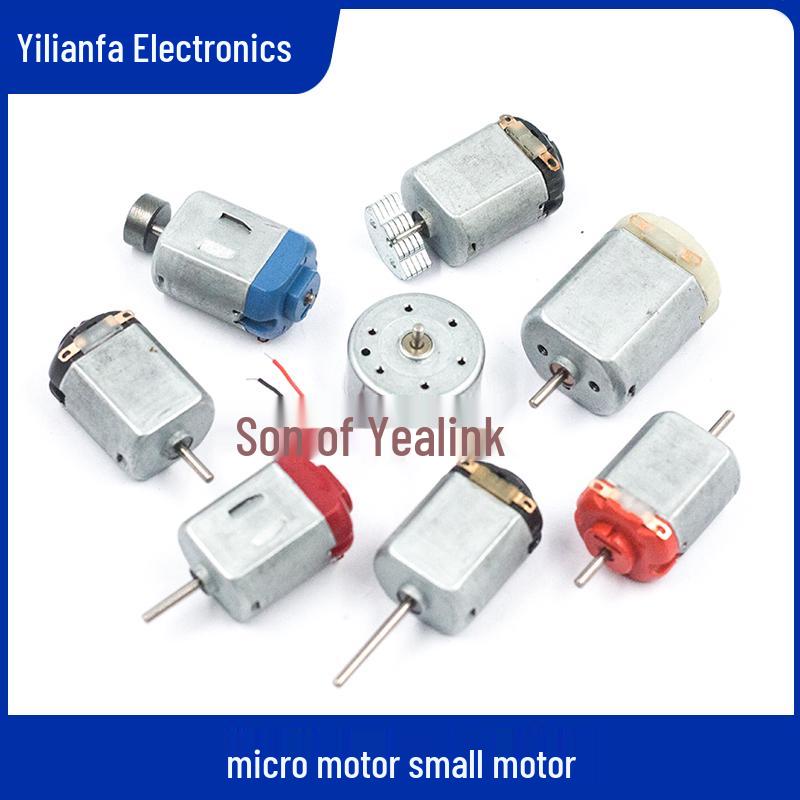 

High-Power 280 R300C Electric Toy Car Hairdryer Motor - 130 Small Round DIY Motor Blue Fan Blade