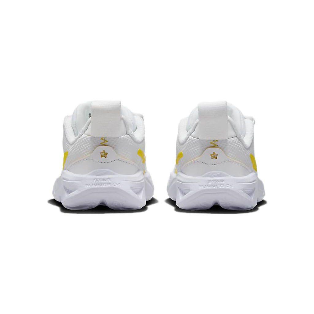 Nike Star Runner 4 TD Summit White Opti Yellow Baby Sneakers Vivid-Sulfur DX7616-101