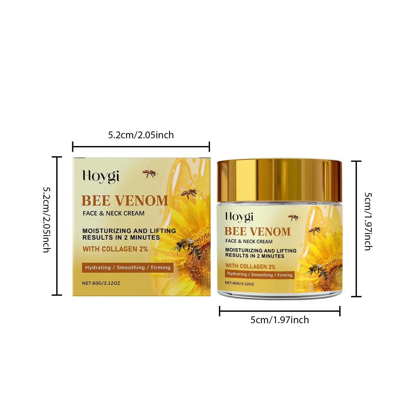 

Hoygi 60g Bee Venom Facial Neck Cream Firming Lifting Moisturizing Nourishing Skin Care 60g