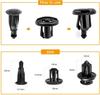 JUTOSU 100pcs 10mm Hole Diameter Clip Auto Rivet Plastic Rivet Trim Clip Retaining Clip