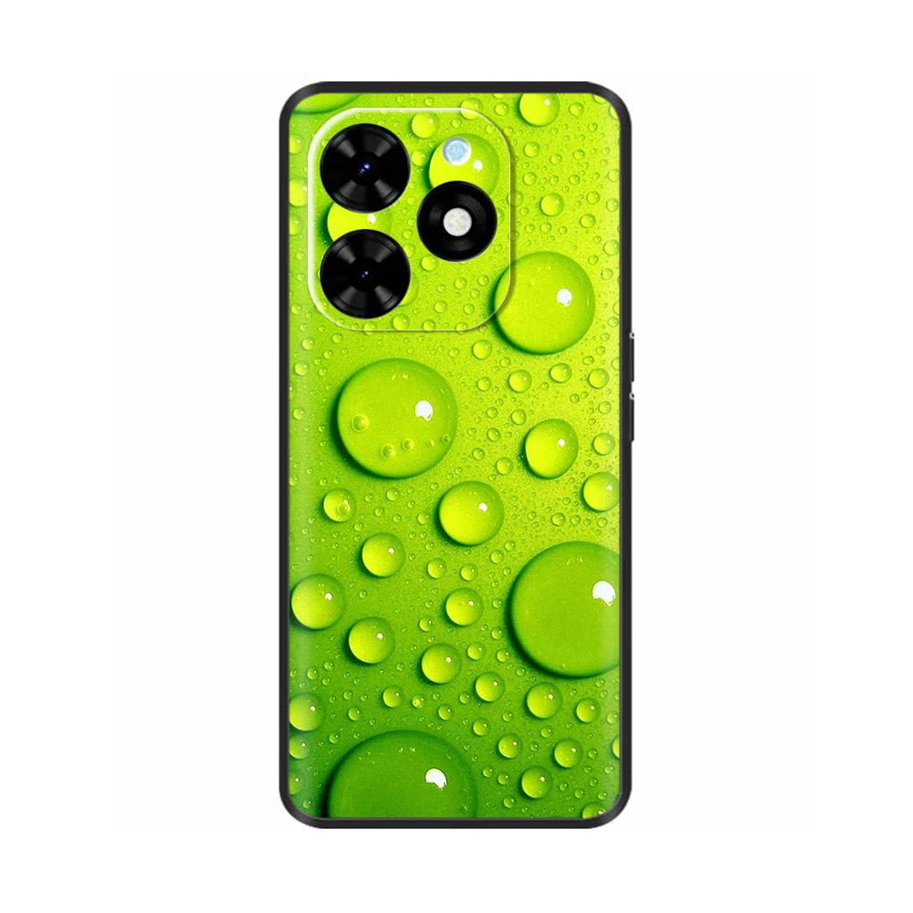For Tecno Spark Go 2024 Case Luxury Flower Painted Capa Silicone Soft Cover For Tecno SparkGo 2024 BG6 Shockproof Phone Shell